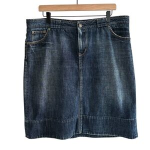 Gap 1969 Limited Edition Classic Denim Jean Skirt Casual Summer Women’s Size 16